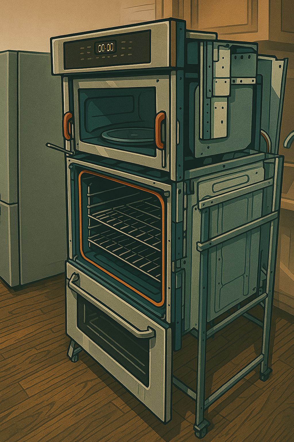 Built-in oven loud noise