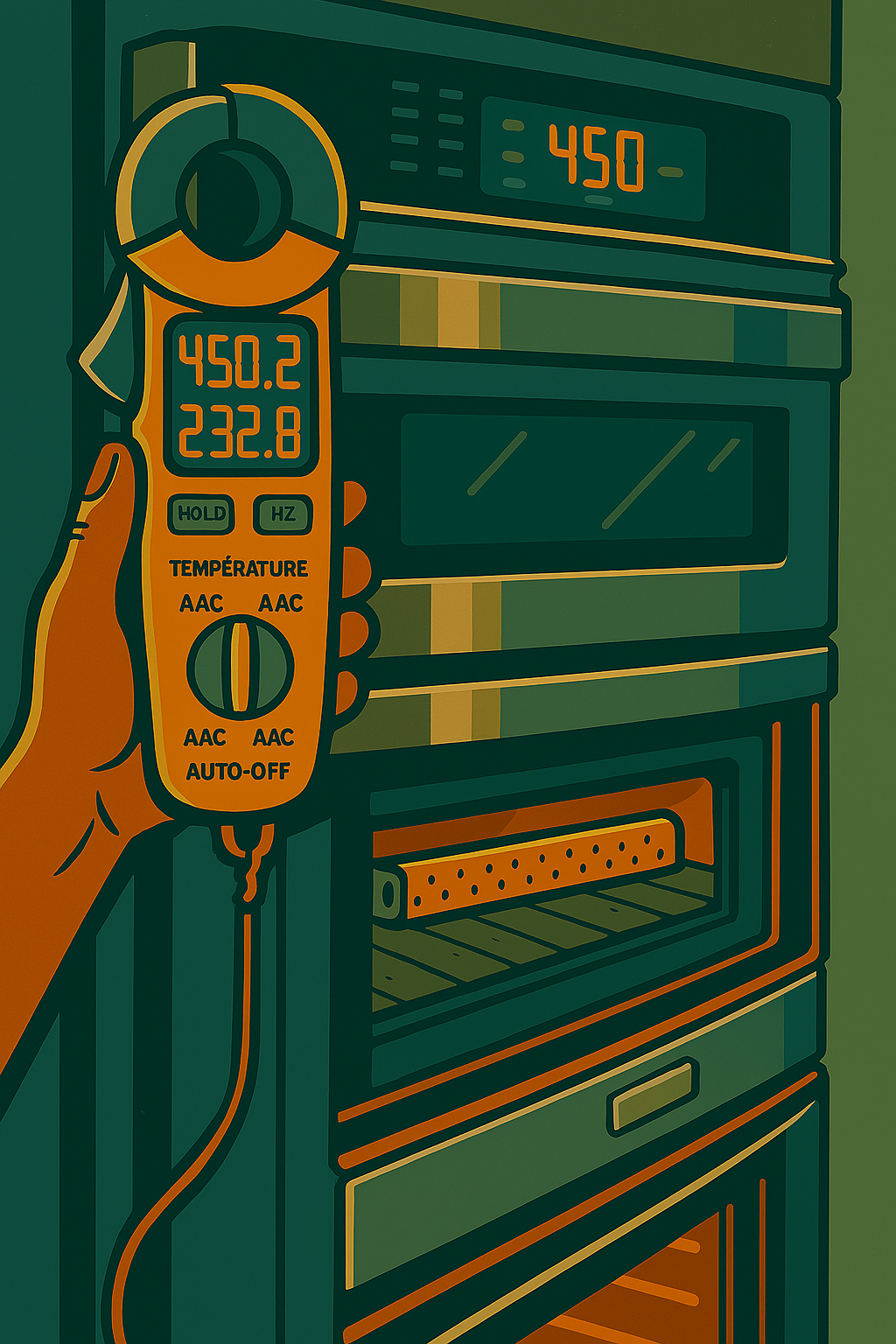 Built-in oven doesn't hold the temperature, Built-in oven doesn't cook well, Built-in oven wrong temperature